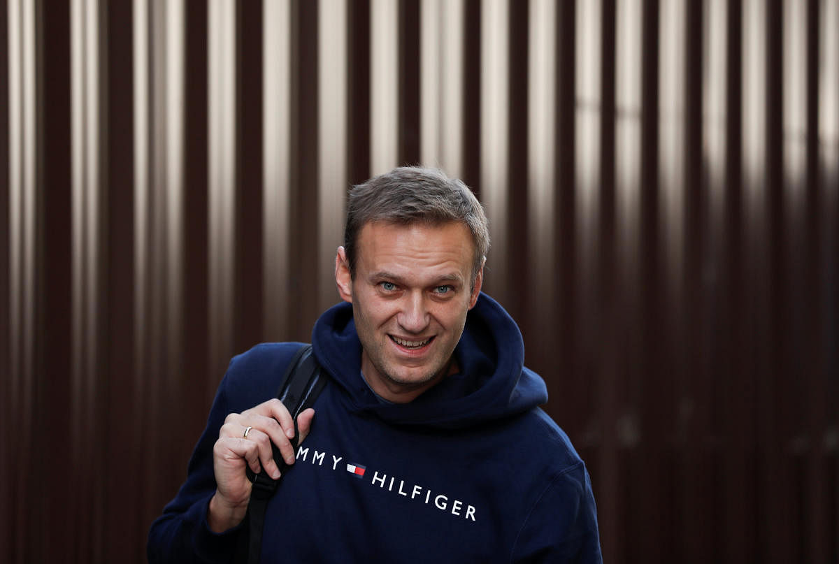 Russian opposition leader Alexei Navalny. (Reuters Photo)