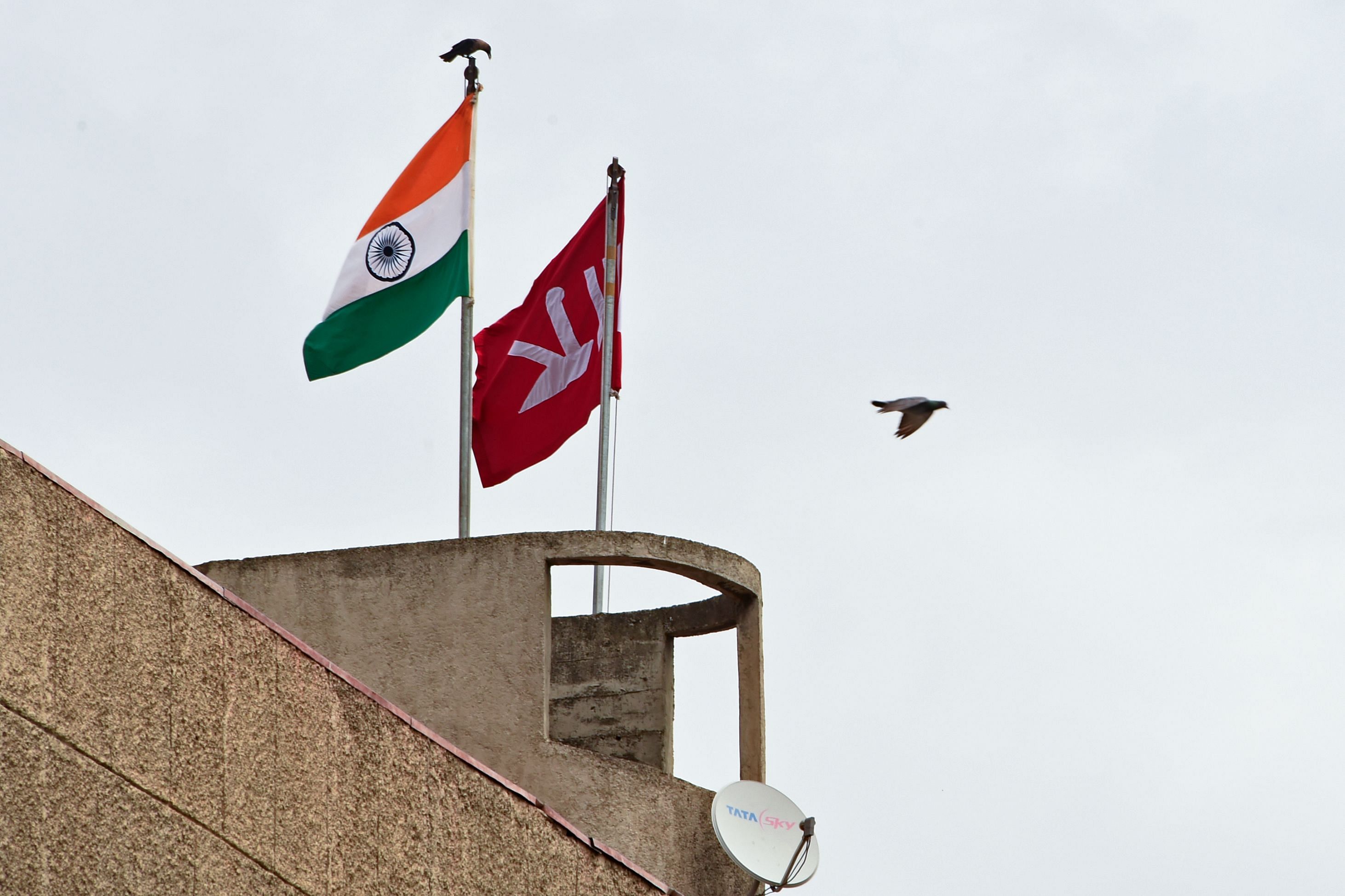 As the Centre revoked provisions of Article 370 that gave special status to Jammu and Kashmir, the official state flag will soon be permanently removed. (AFP Photo)
