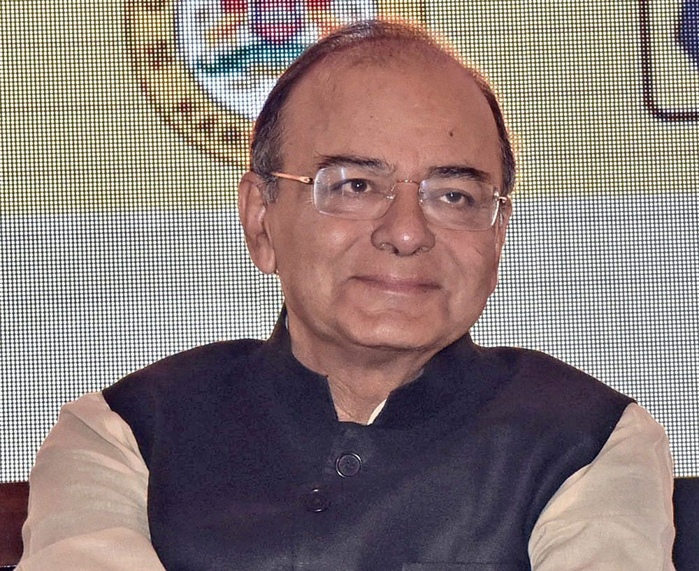 Finance Minister Arun Jaitley said that an aspect of the anti-corruptton law was one of the hurdles the government is facing when it comes to the NPA issue. Photo credit: DH.