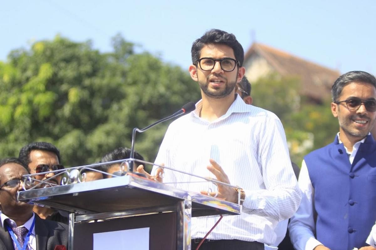 The Shiv Sena on Monday hailed the Centre's decision on Article 370, with Yuva Sena chief Aaditya Thackeray dubbing it as a "moment of pride" and a "historic day" for the country. (File Photo)