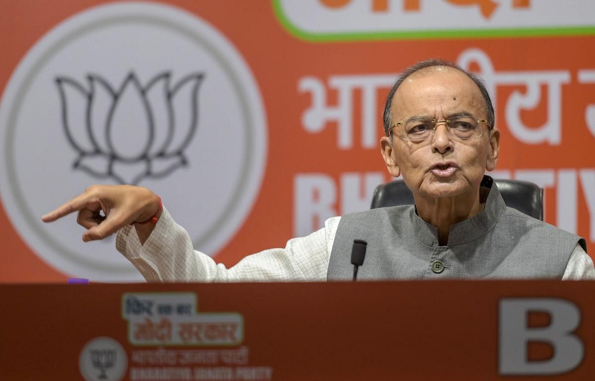 In a series of tweets, Jaitley said that fake issues raised by the opposition have not worked and the final results are in the same direction as the exit poll predictions. PTI File photo
