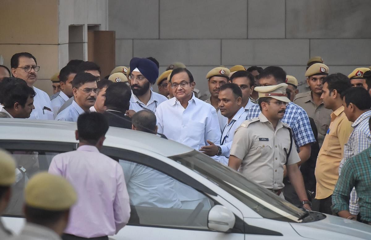 Chidambaram, whose CBI custody is ending on Monday, will be produced before a trial court where the agency can further seek his custody. PTI file photo