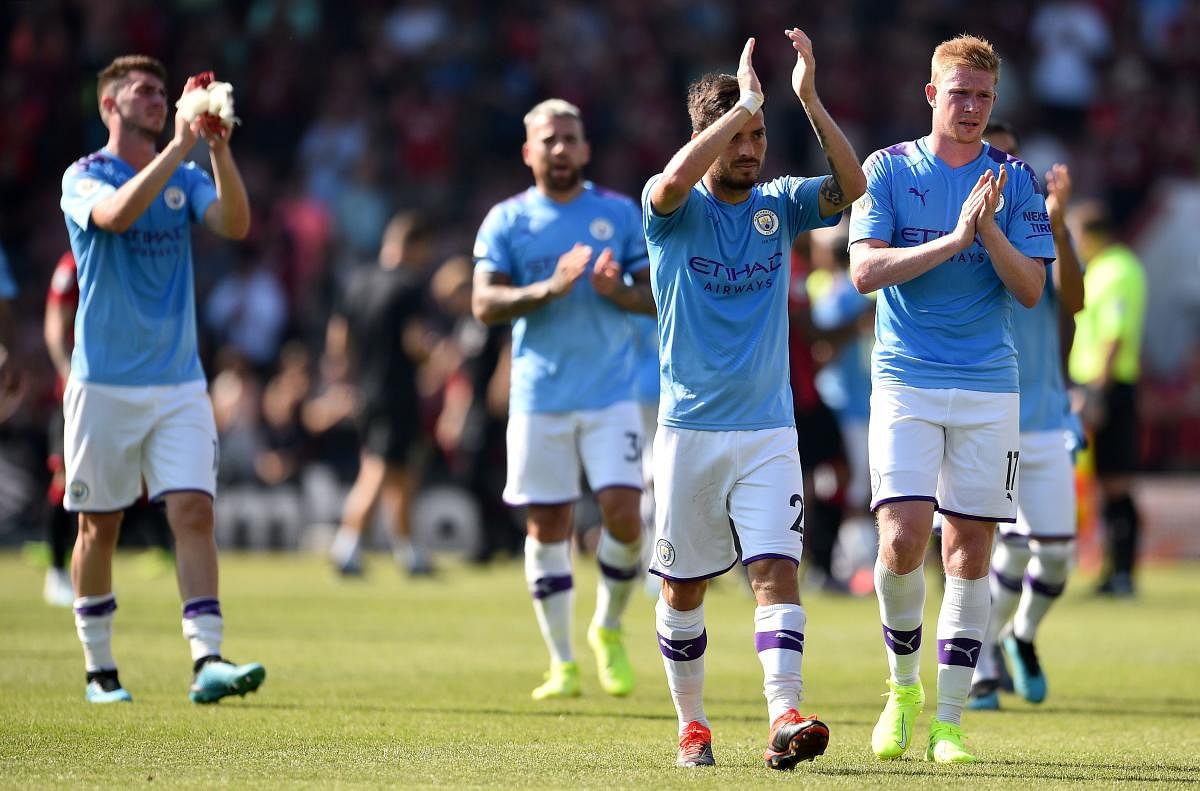 With Premier League leaders Liverpool off to a perfect start with three successive victories, City are already under pressure to keep pace. (AFP Photo)