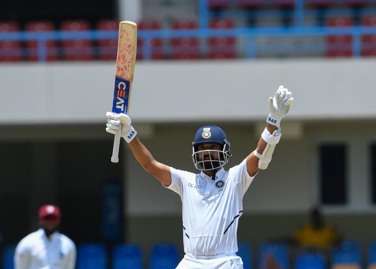 Rahane scored 81 and 102 in the two innings against West Indies, which bodes well for India ahead of the World Test Championships (AFP Photo)