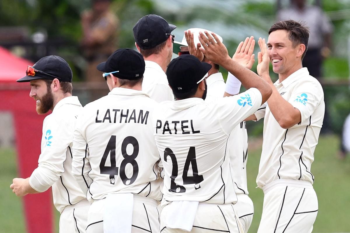 Sri Lanka were rattled by the Kiwi bowlers, led by Trent Boult (AFP Photo)