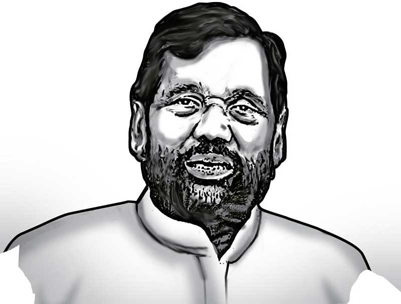 Scheduled Caste leader and Union Food and Consumer Affairs Minister Ramvilas Paswan.
