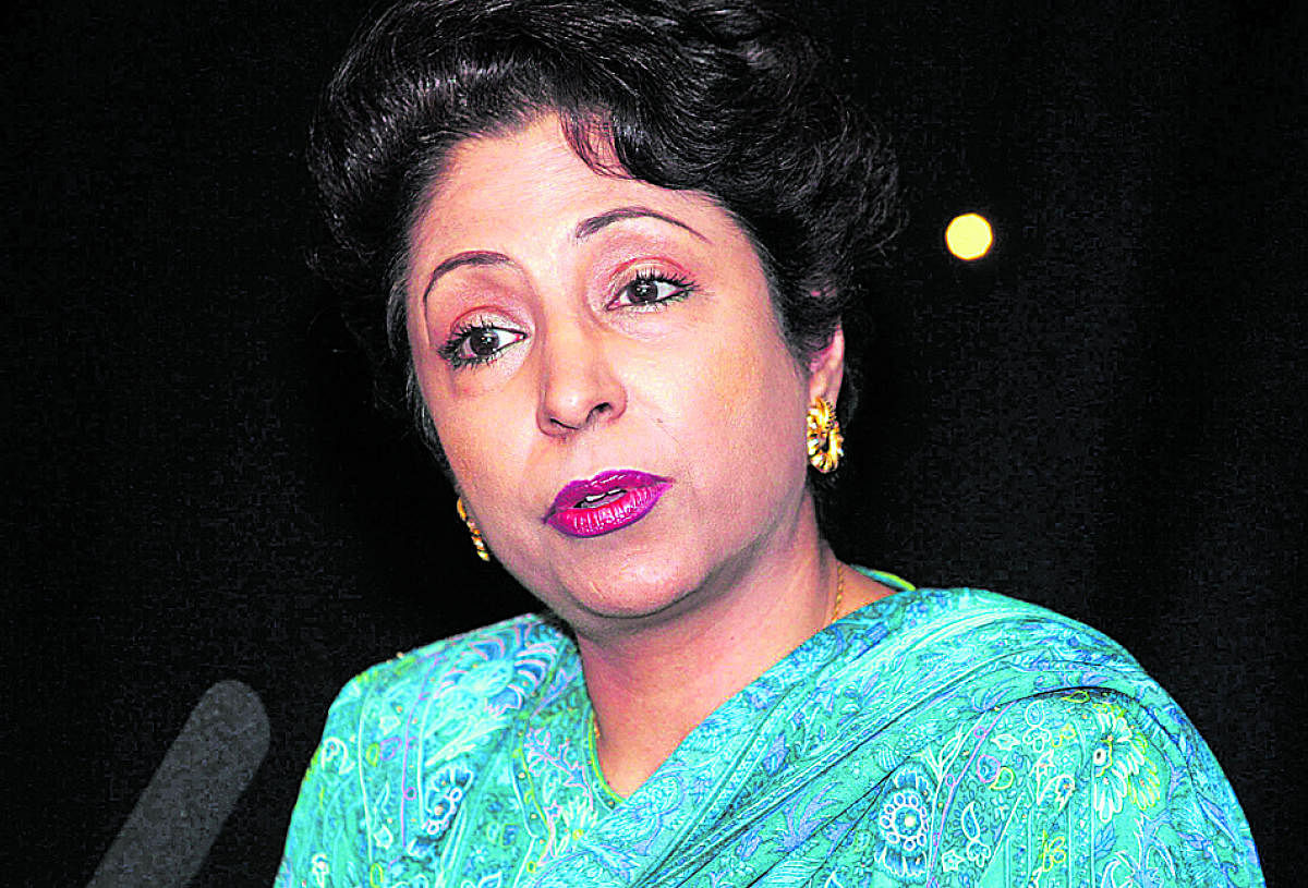 Pakistan's Permanent Representative to the United Nations Maleeha Lodhi. File photo