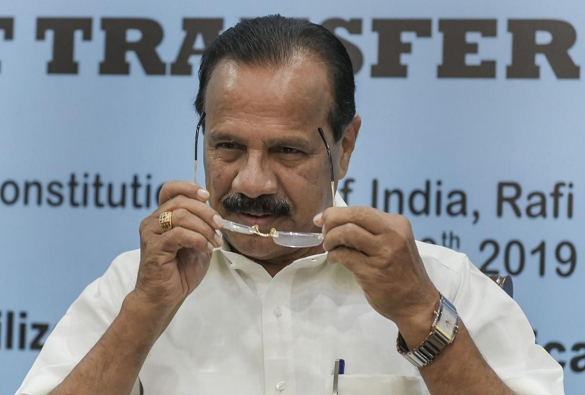 Union Minister for Chemicals and Fertilizers, D V Sadananda Gowda. (PTI Photo)