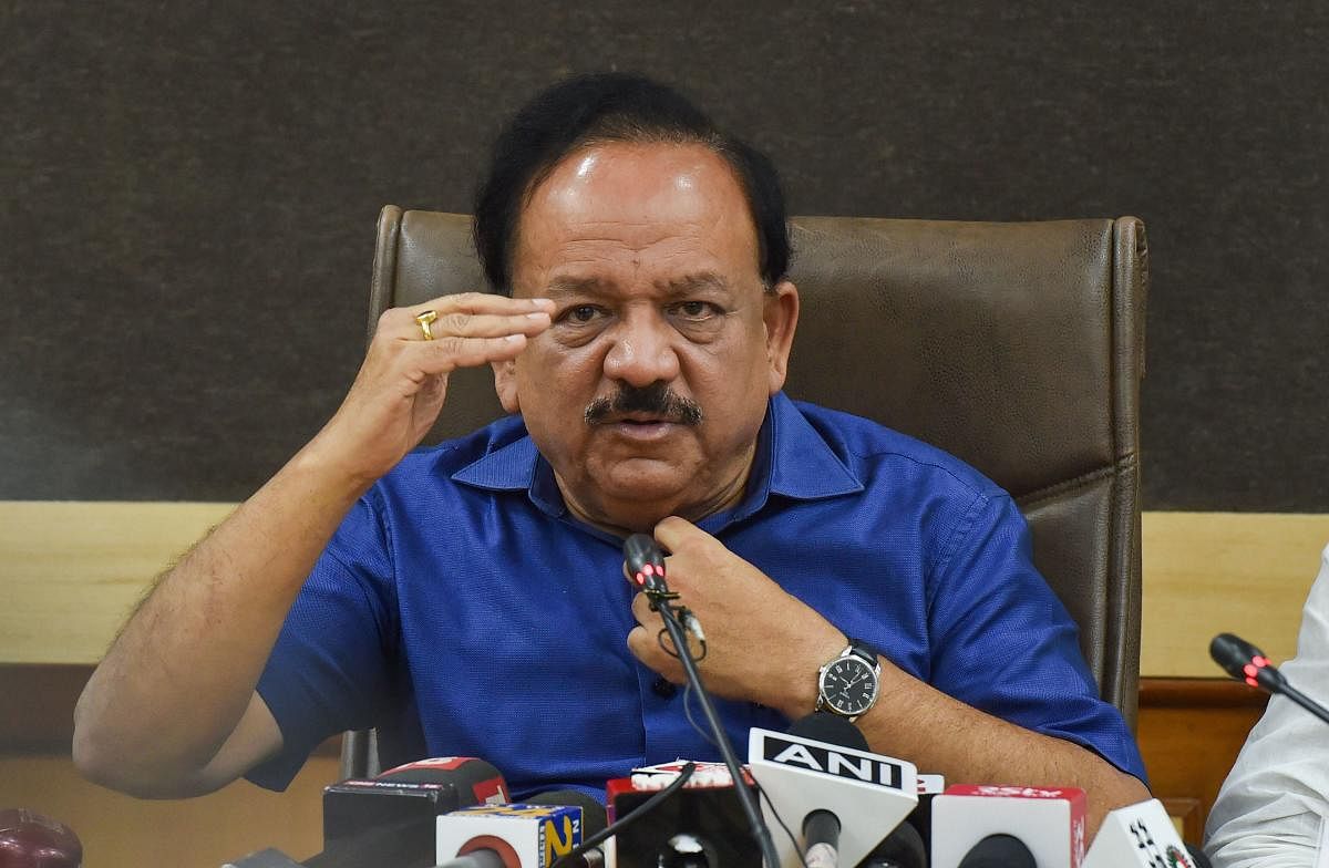 Union Science and Technology Minister Harsh Vardhan. PTI file photo