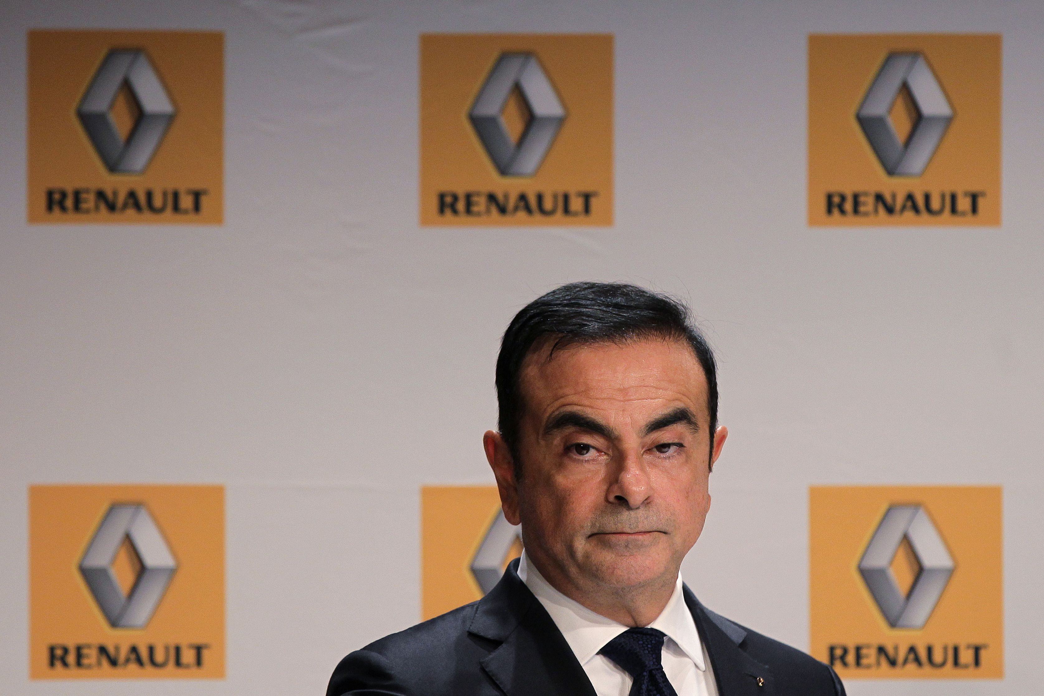 French Renault car maker CEO Carlos Ghosn. (AFP Photo)
