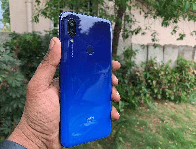 Xiaomi Redmi 7 is one of the best-looking phone in the budget segment in India; picture credit: Rohit KVN/DH Photo