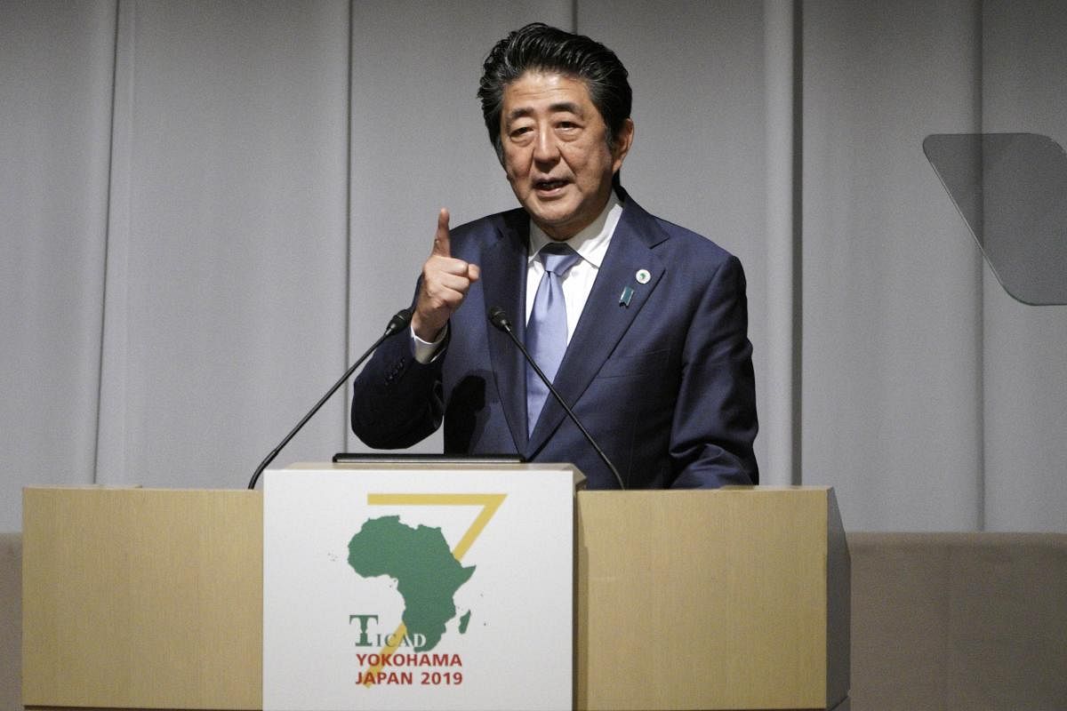Japanese Prime Minister Shinzo Abe. (PTI Photo)