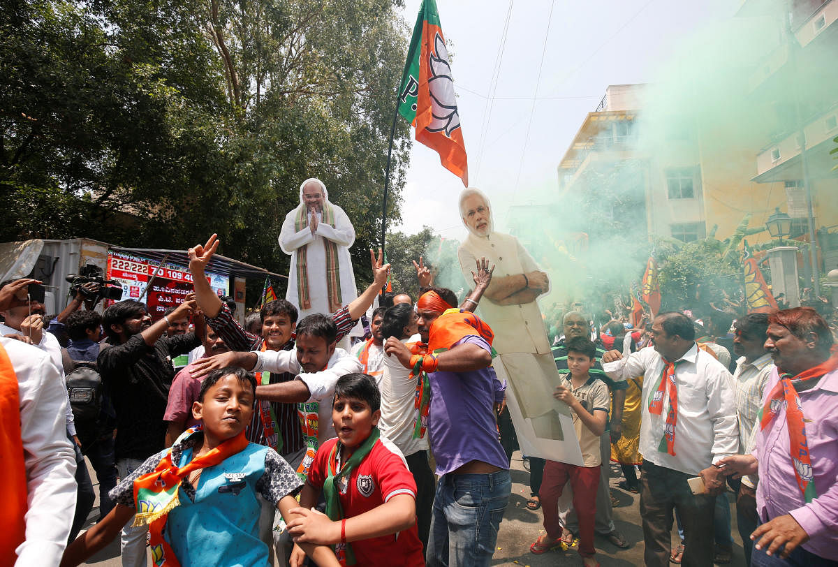 The BJP wants to chart its own course by broad-basing its social coalition and by cultivating a band of leaders who are loyal, ideologically committed, and are in sync with the changed electoral profile. REUTERS/Abhishek N. Chinnappa