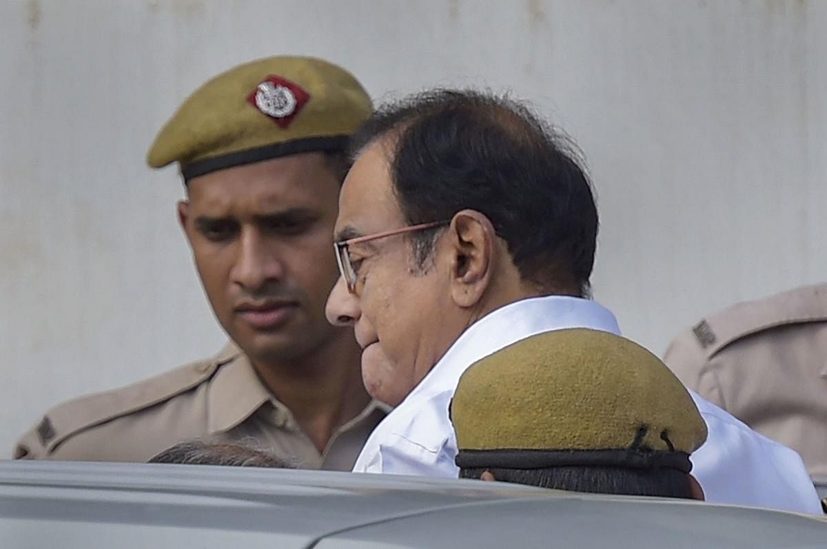 Chidambaram, 73, was arrested on August 21 and produced before the court the next day; since then he is in the CBI custody. PTI file photo