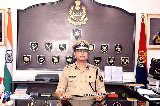 Johri, a 1984-batch officer of Madhya Pradesh cadre, took charge from his batch-mate Rajni Kant Mishra at the BSF headquarters in CGO Complex at Lodhi Road. (Image courtesy BSF/Twitter)