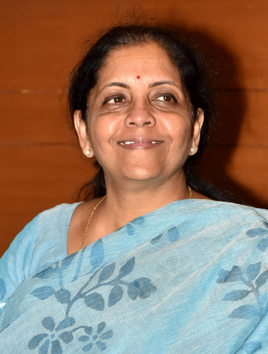 Central Defence Minister Nirmala Sitharaman.- PHOTO / SAVITHA B R