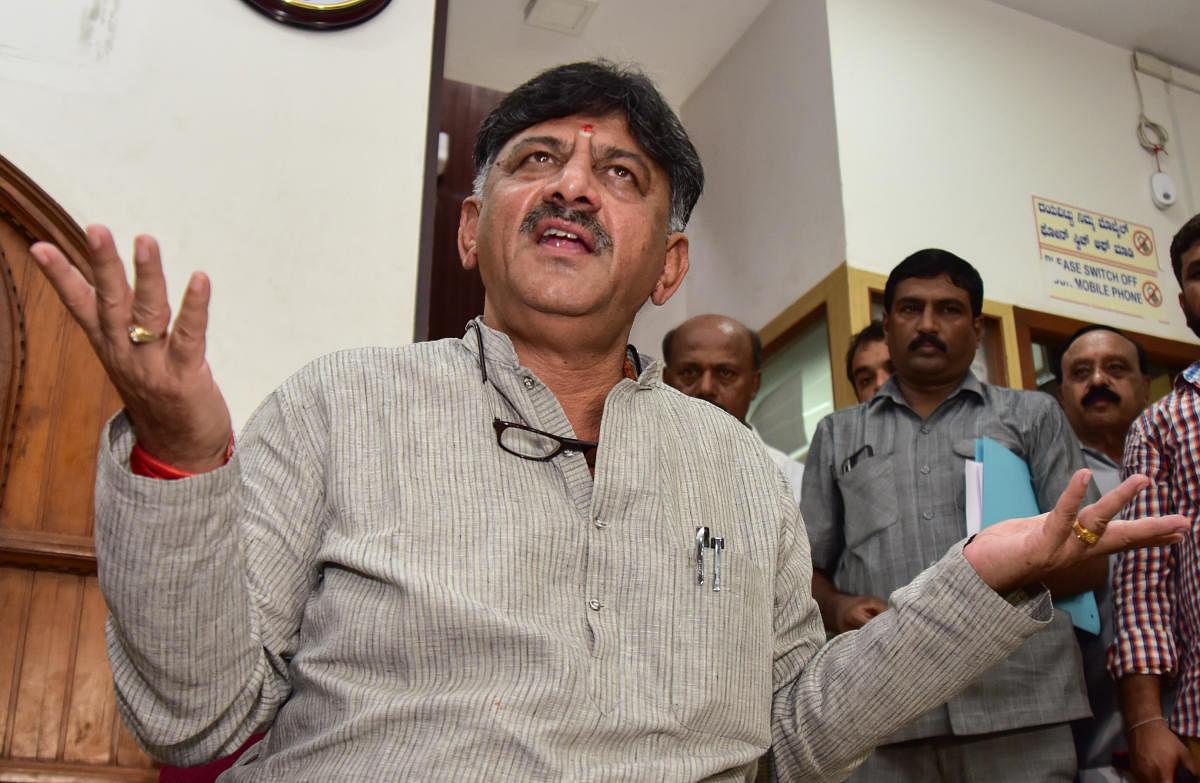 Shivakumar appeared before the ED in New Delhi for the third time in the last four days. DH File Photo