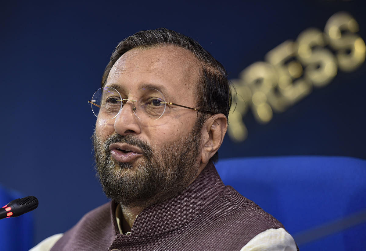 Union Minister of Environment, Forest and Climate Change Prakash Javadekar. (PTI Photo)