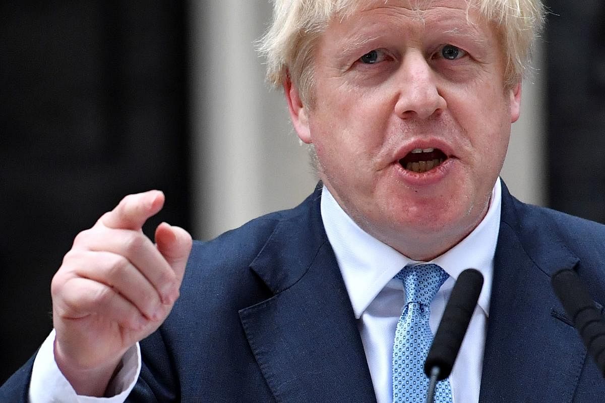 British Prime Minister Boris Johnson. (AFP Photo)