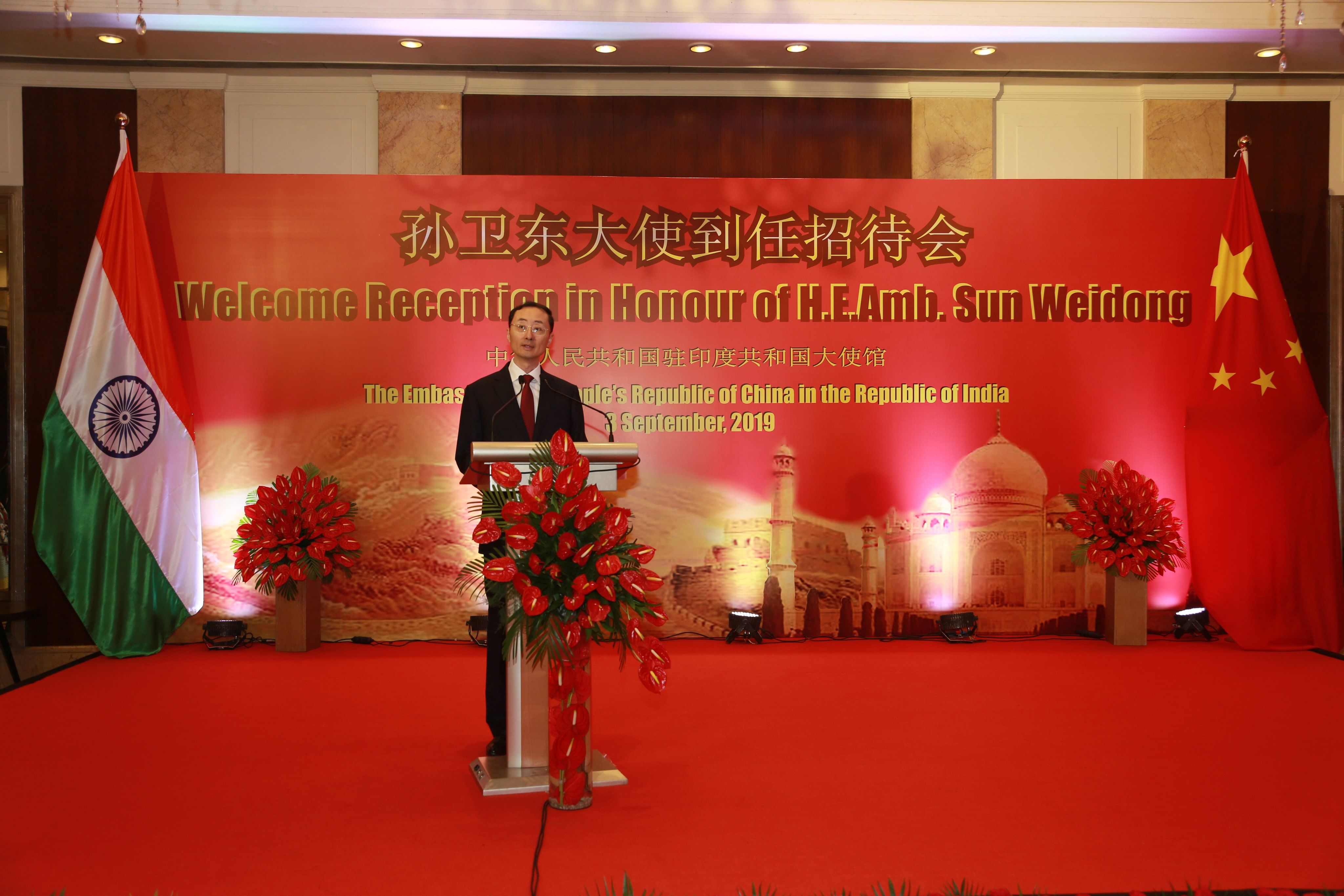 Sun Weidong, Chinese Ambassador to India. (Twitter/@China_Amb_India)