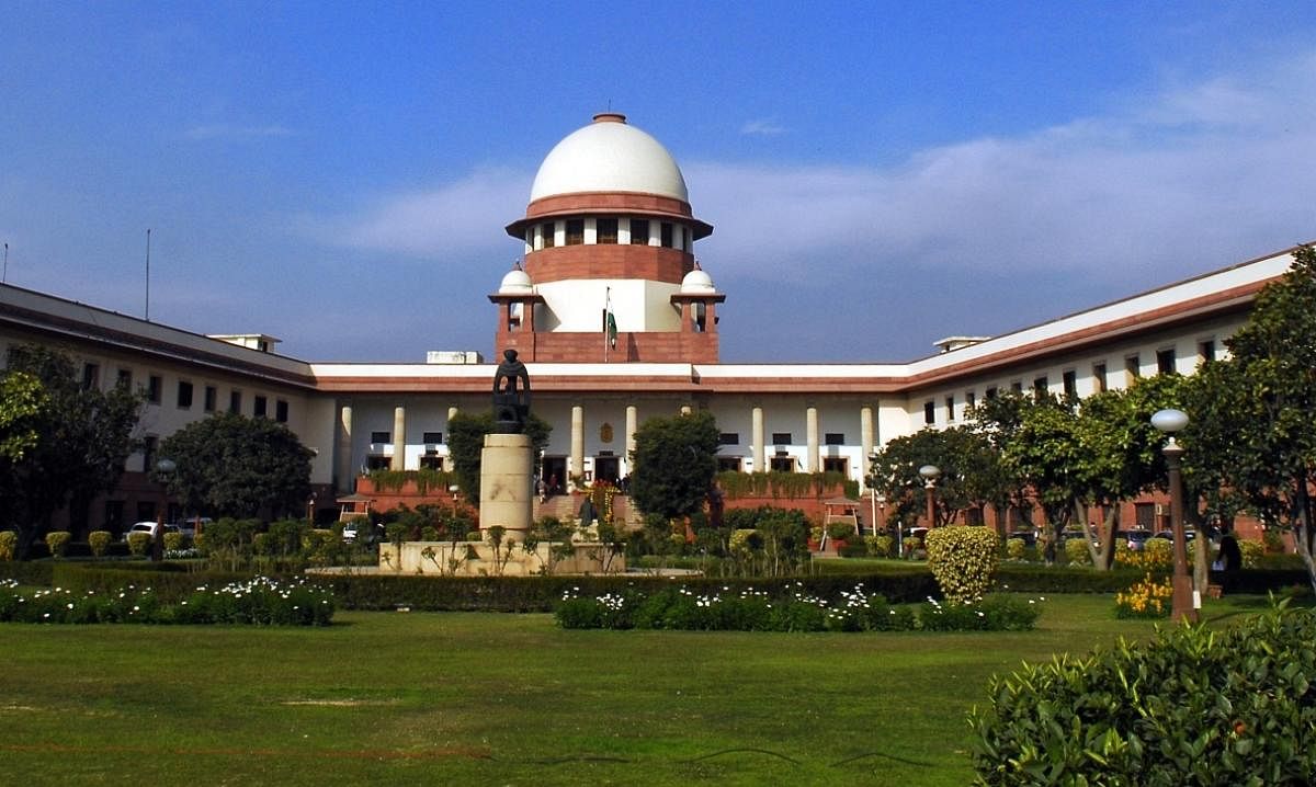The Supreme Court on Thursday took note of an affidavit filed by a Delhi law student. (DH Photo)