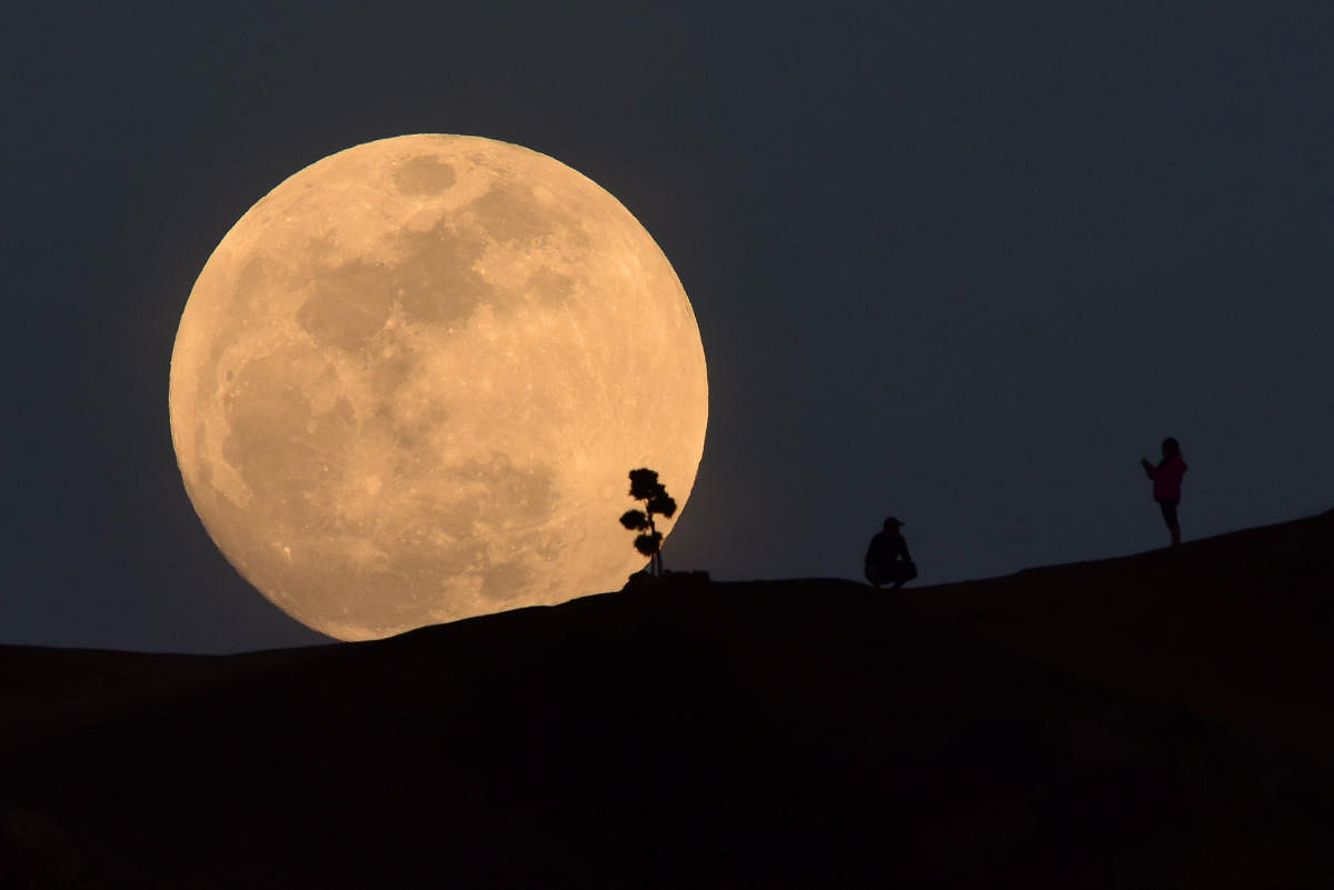 In the middle ages, the moon was often seen as a mysterious entity that could provoke profound psychic effects. AFP photo/Robyn Beck