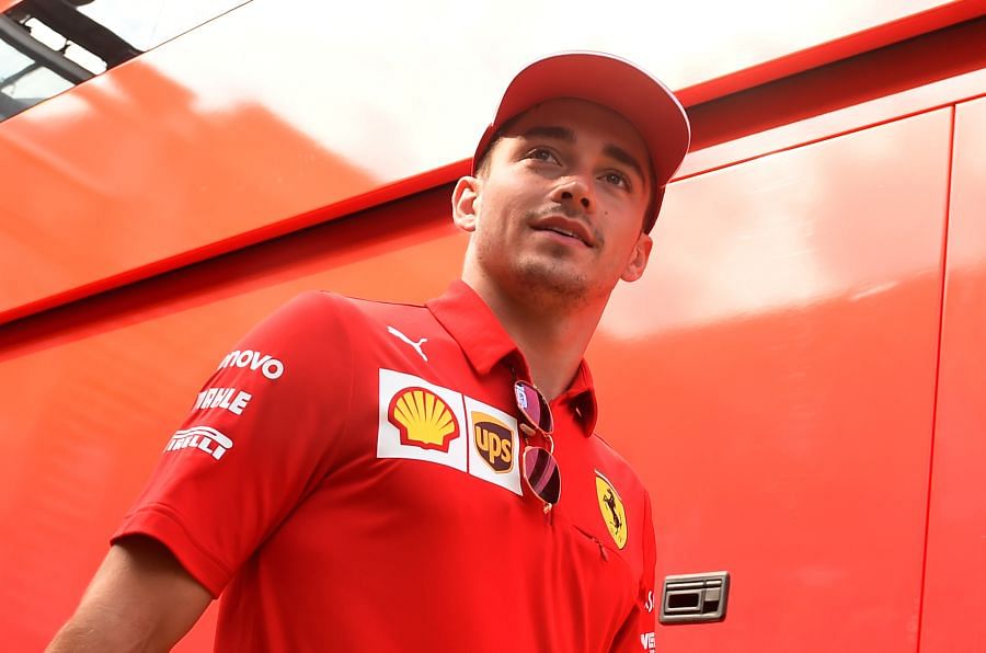 Ferrari's Charles Leclerc was fastest in practice for the Italian Grand Prix in Monza on Sunday. Picture credit: Reuters