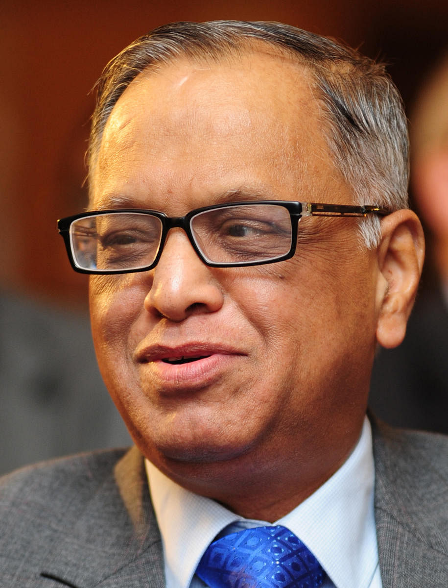 Narayana Murthy, founder of IT firm, Infosys. (File Photo) 
