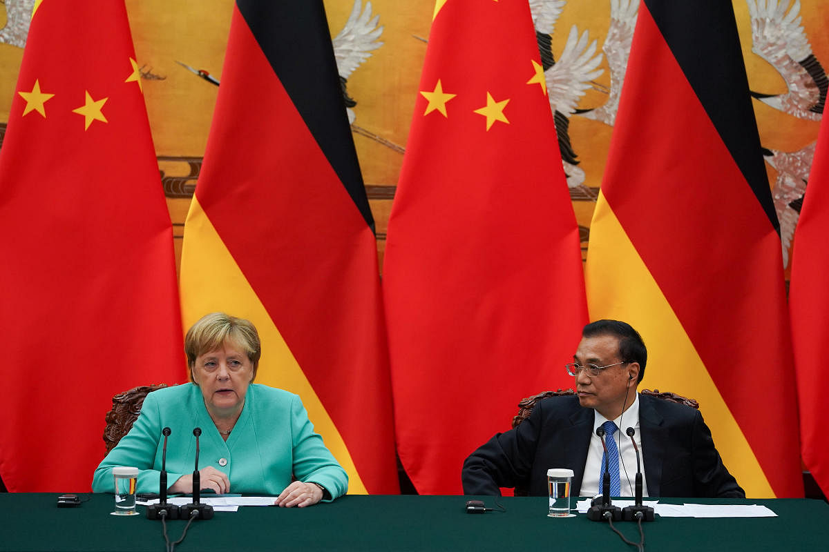 After talks with President Xi Jinping and Premier Li Keqiang, Merkel said Beijing had listened to her views. Reuters Photo