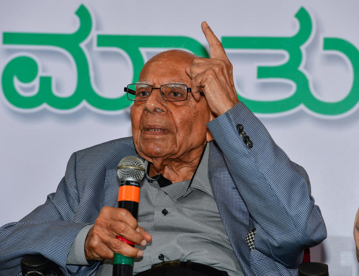 The prime minister recalled that one of the best aspects of eminent jurist and former Union minister Jethmalani was the ability to speak his mind. (DH File Photo)