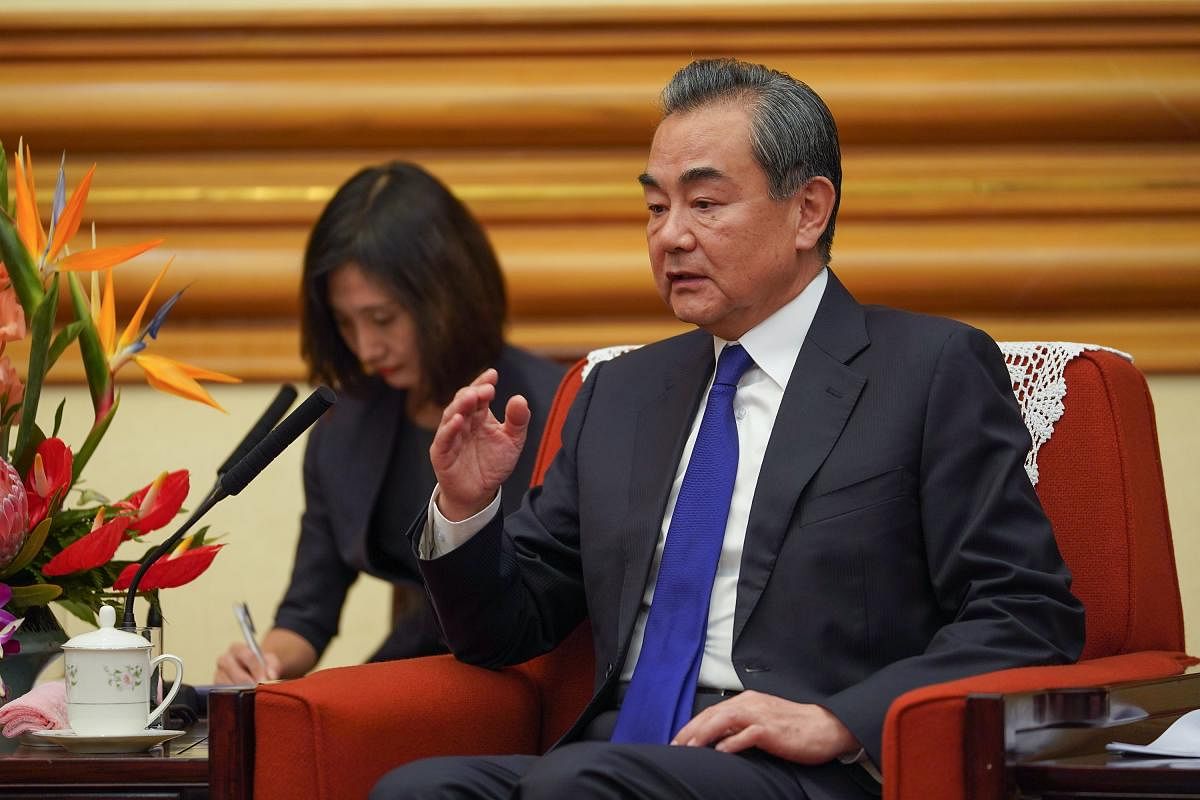 Chinese Foreign Minister Wang Yi (Photo by AFP)