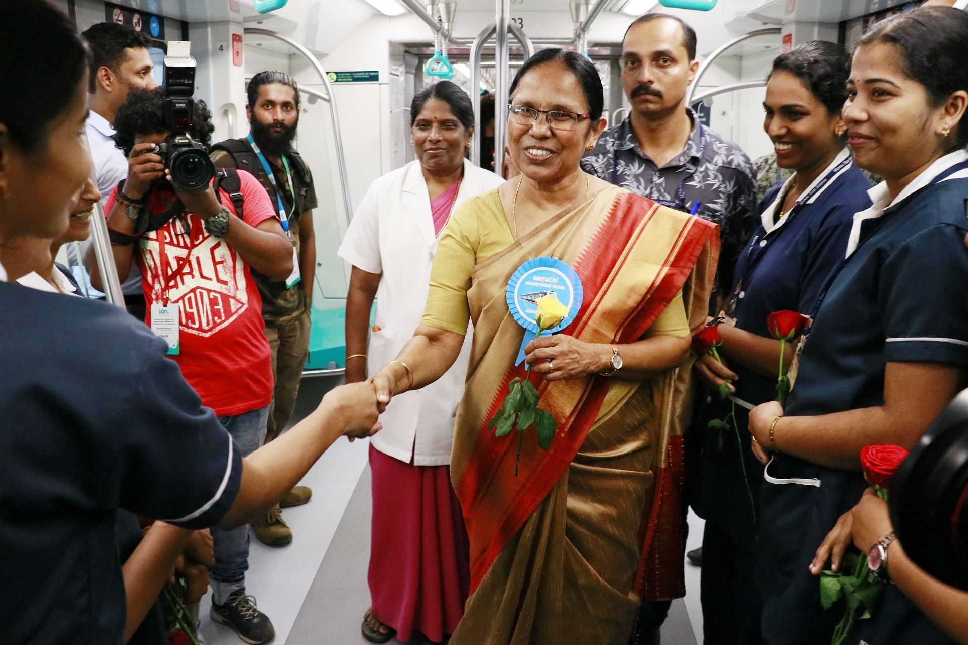 "It is significant that the Gender Park has unveiled iWTC project at a time when more and more women are foraying into entrepreneurship and exploring other self-employment options in Kerala," said Minister for Health and Social Justice K K Shailaja. (Credit: Facebook)