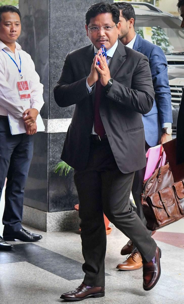 Guwahati: Meghalaya Chief Minister Conrad K Sangma. (PTI Photo)