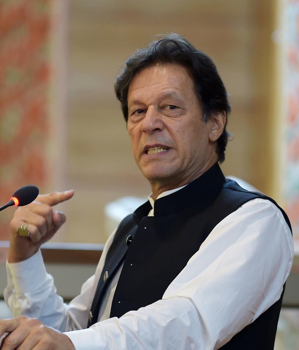 Pakistan's Prime Minister Imran Khan (Photo by AFP)