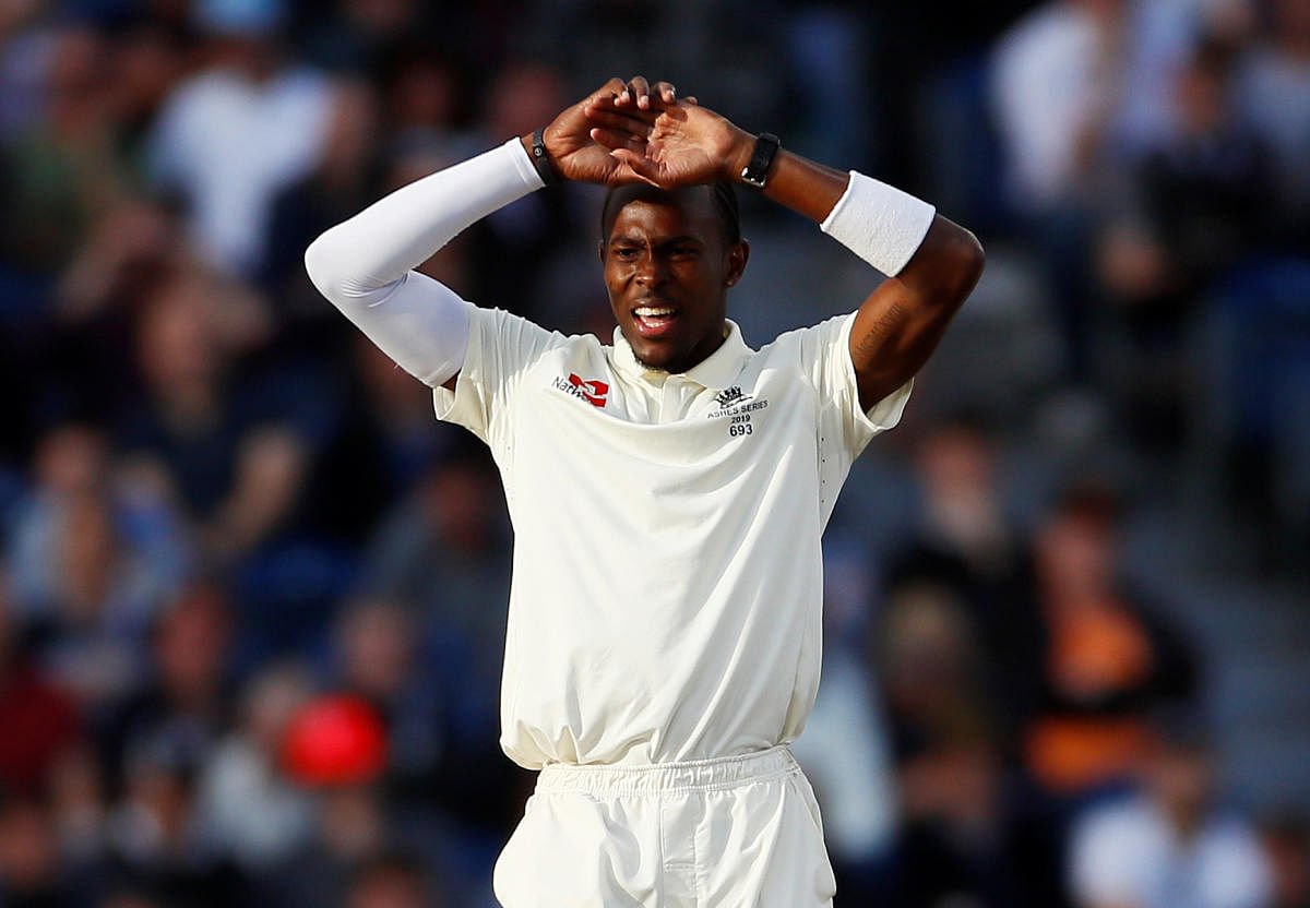 British media reported that a supporter had left the ground on the second day of the test after hearing a section of fans singing a racist song about Jofra Archer (Reuters Photo)