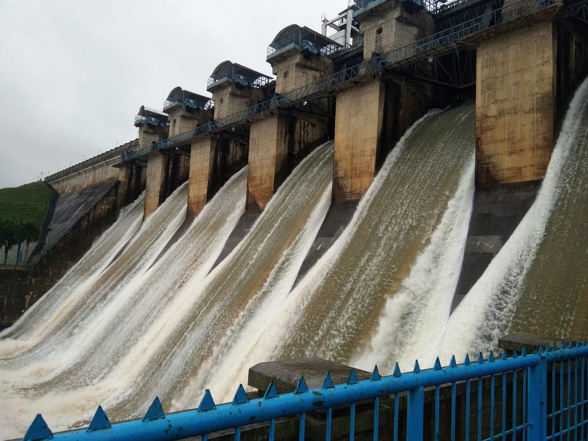Hemavathi dam in Gorur, Hassan district. dh-file photo