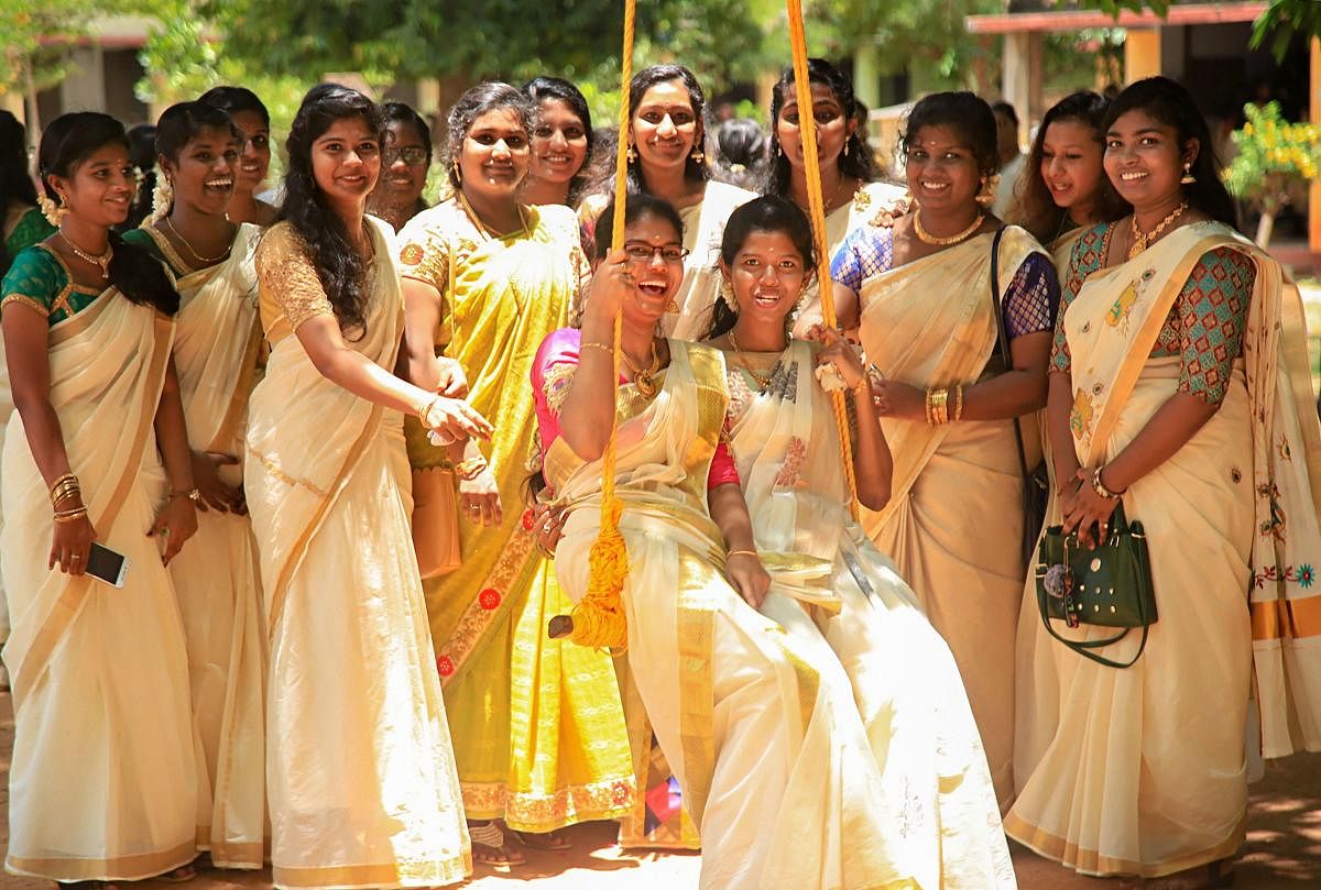 Though Onam has a Hindu myth behind it, it has assumed a secular dimension over the centuries and people, cutting across caste, class and religion, are taking part in the celebrations in unison. (PTI File Photo)