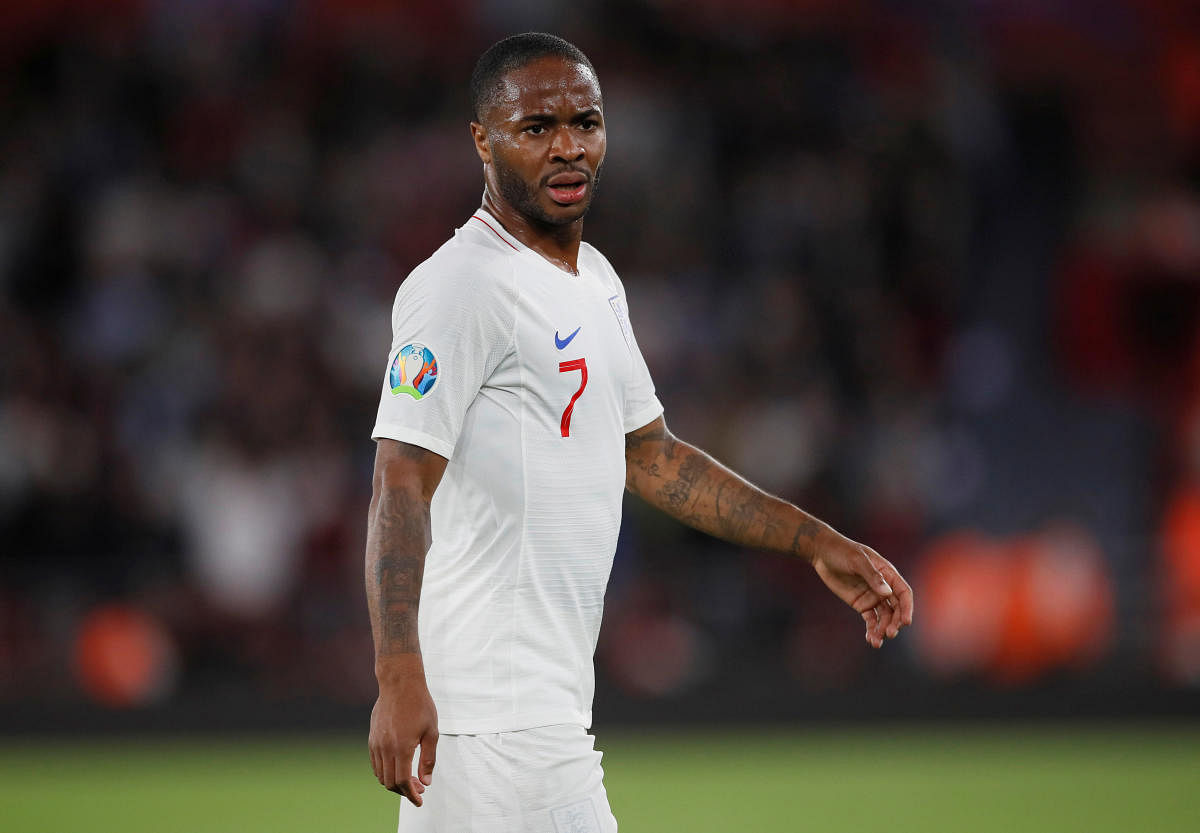 Sterling has now scored six goals in four matches during the qualifying campaign. Reuters file photo