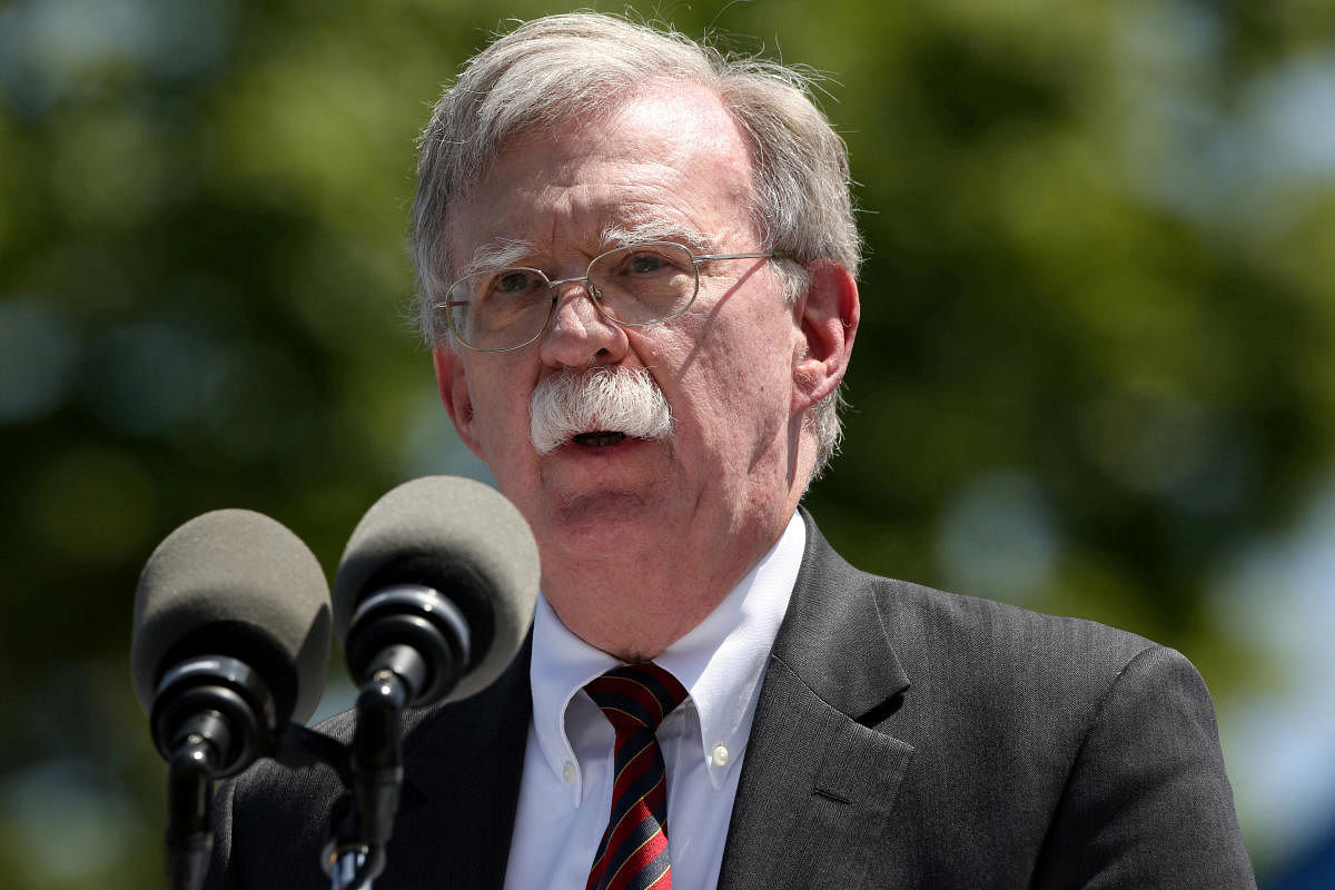 Bolton, a hardliner who held senior positions in the George W. Bush administration, left his position on Tuesday. Reuters file photo