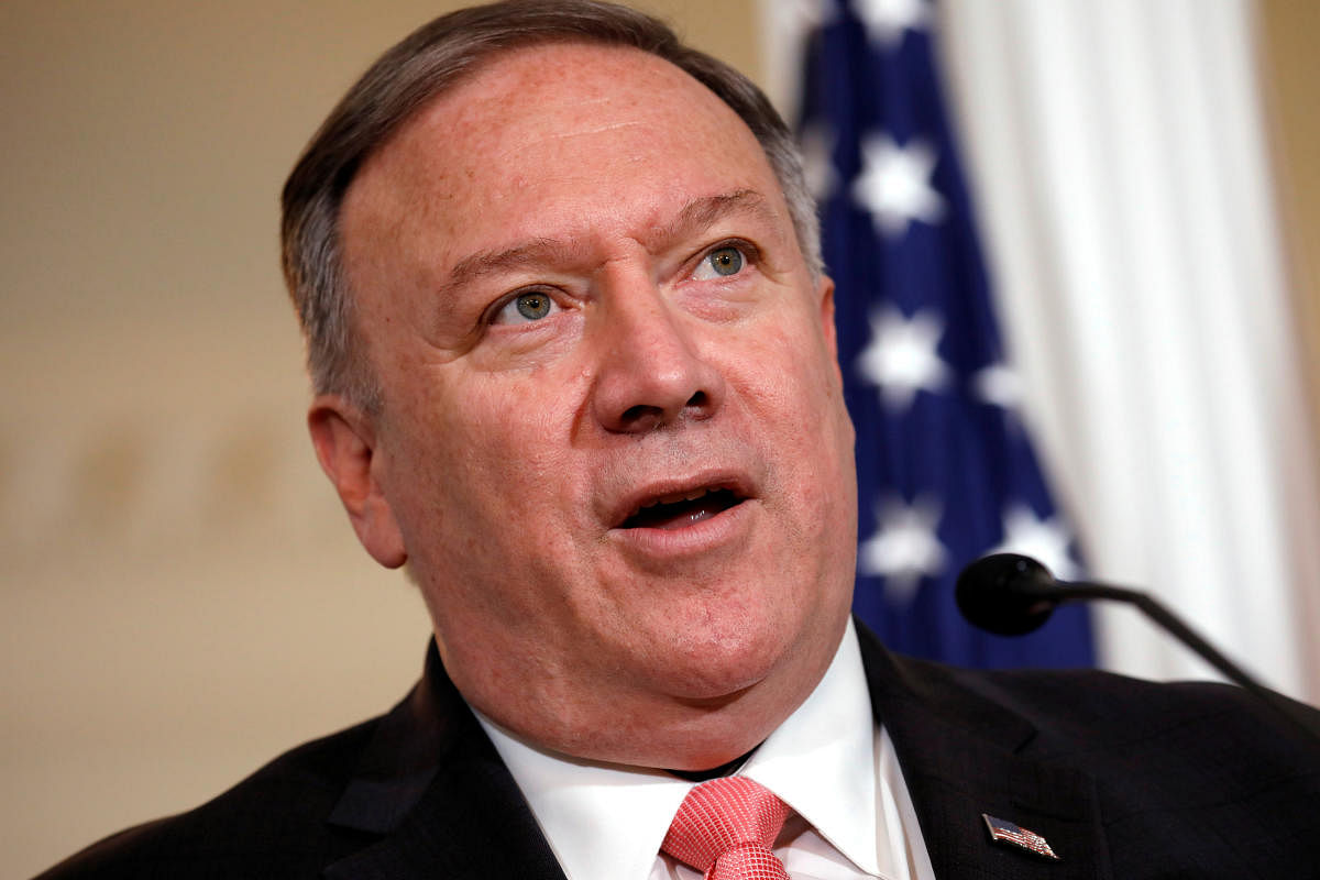 The two lawmakers told Pompeo that they have significant concerns about the humanitarian and human rights "crisis" in Kashmir. (Reuters File Photo)