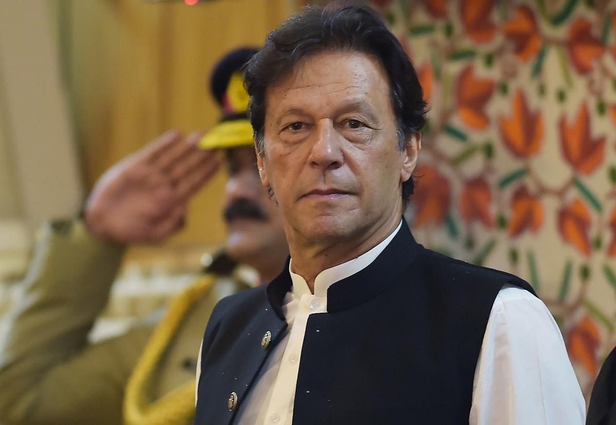 Pak PM Imran Khan. AFP Photo