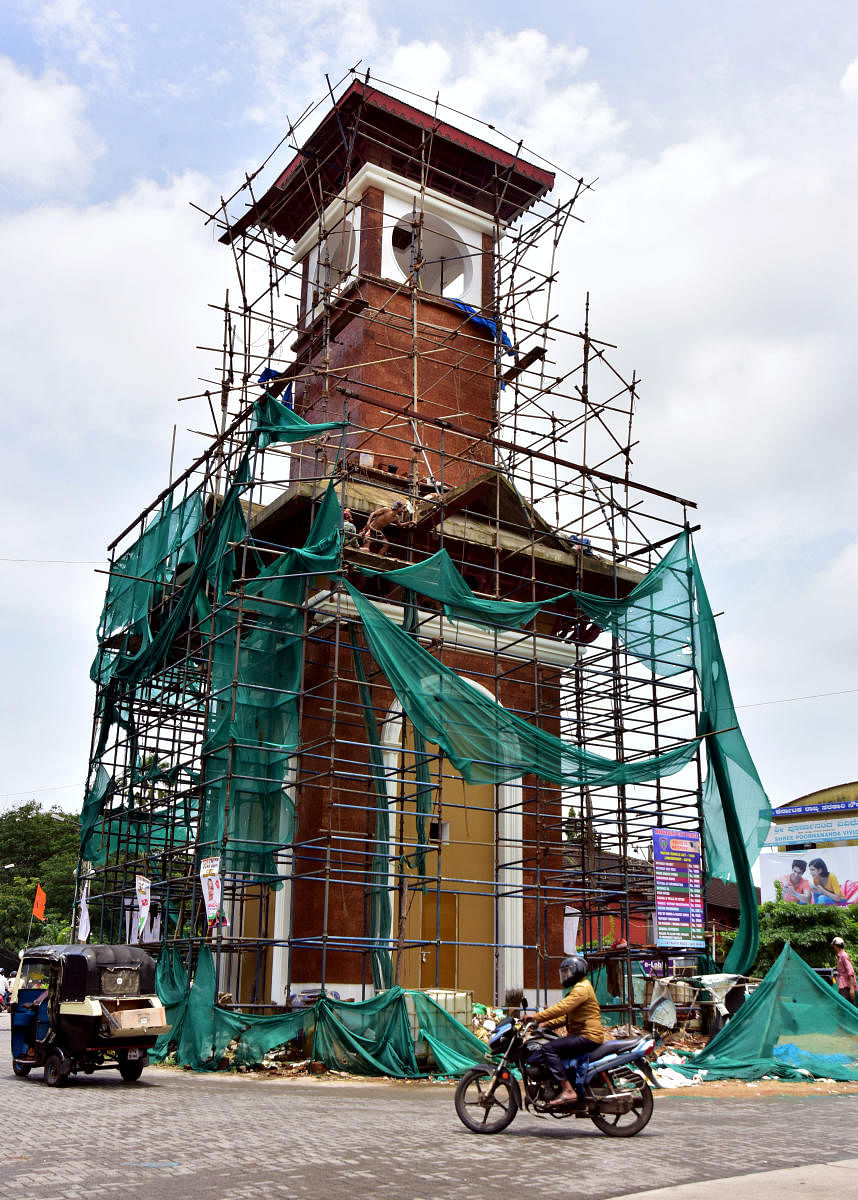 Monumental folly: The cost of Clock tower project, escalated from Rs 90 lakh to Rs one crore.