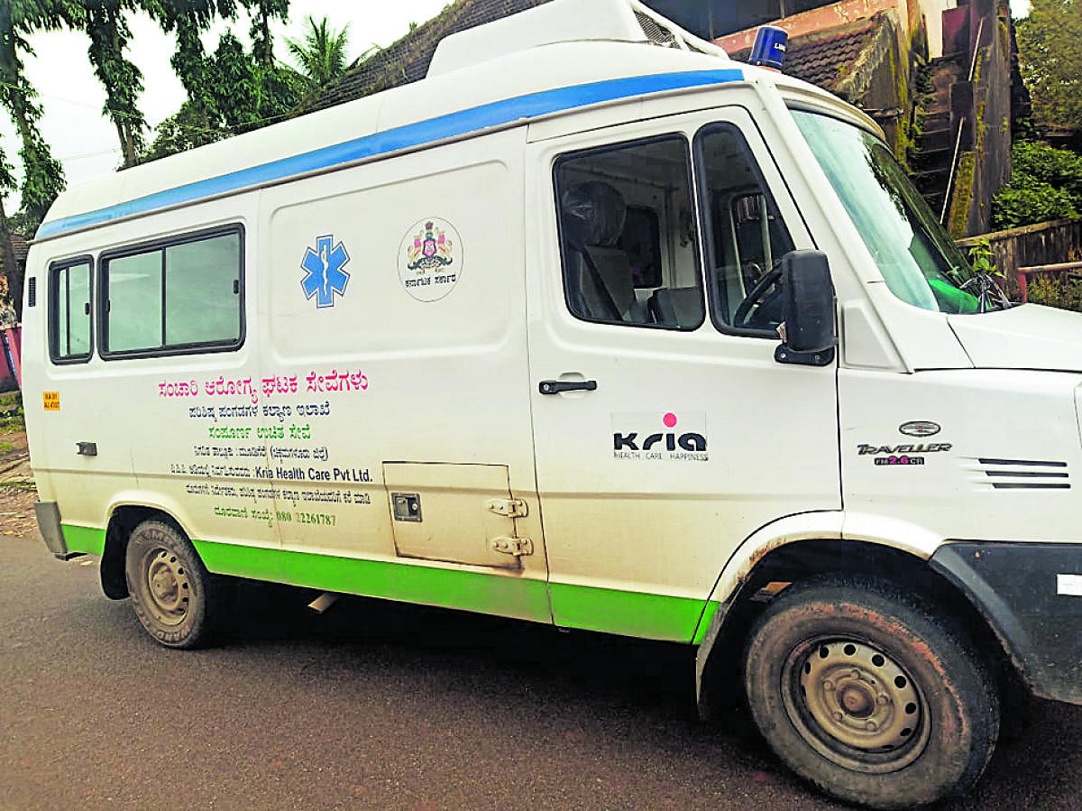 The mobile health unit meant for the health care of the tribals.
