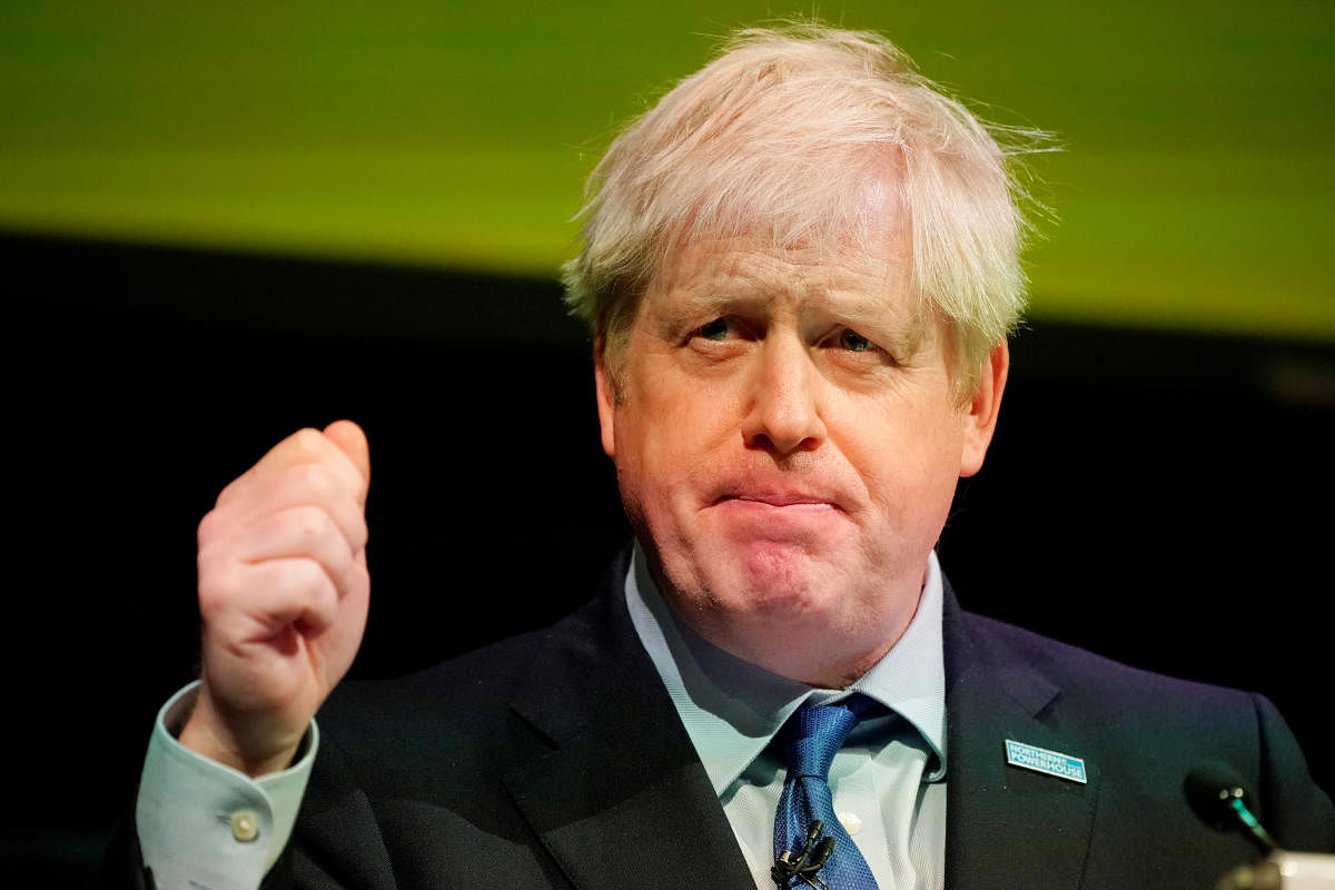 Johnson said the public deserved to know the latest in the Brexit talks, as he restated his insistence that Britain must leave the EU on October 31, with or without a withdrawal agreement. Photo/Reuters 