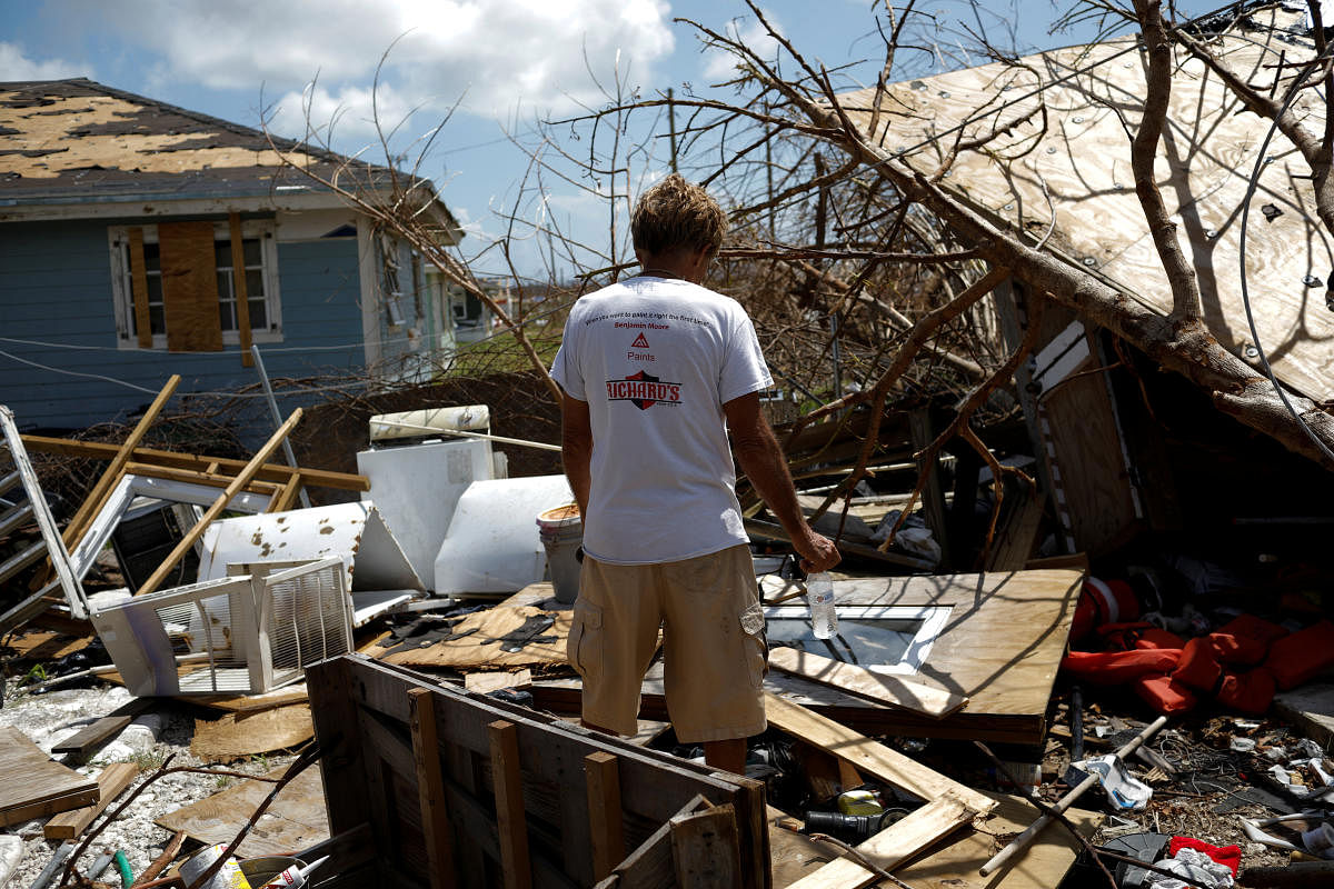 They search amid alarming reports that 1,300 people remain listed as missing nearly two weeks after Hurricane Dorian hit the northern Bahamas. (Reuters photo)