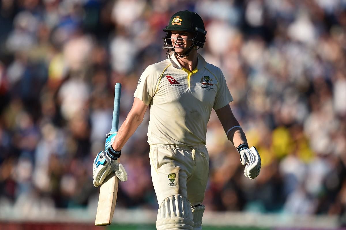 Smith, likely to regain the captaincy once his leadership ban expires next year, could conjure only a tepid defence of his teammates after they showed scant resistance against the marauding Jofra Archer and a swinging Sam Curran. (AFP Photo)