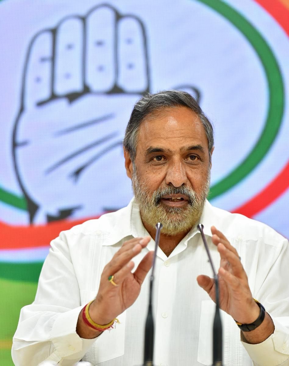"I can only say that the finance minister is clueless as to how to deal with the gravity of the crisis," Congress spokesperson Anand Sharma said at a press conference. (PTI Photo)