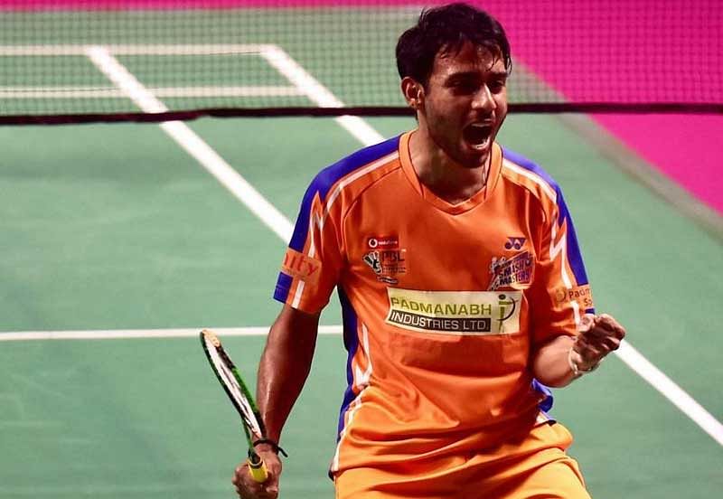 Second seed Sourabh, who has won the Hyderabad Open and Slovenian International earlier this year, recovered from a mid-game slump to beat Sun 21-12 17-21 21-14 in the summit clash which lasted an hour and 12 minutes. (PTI File Photo)