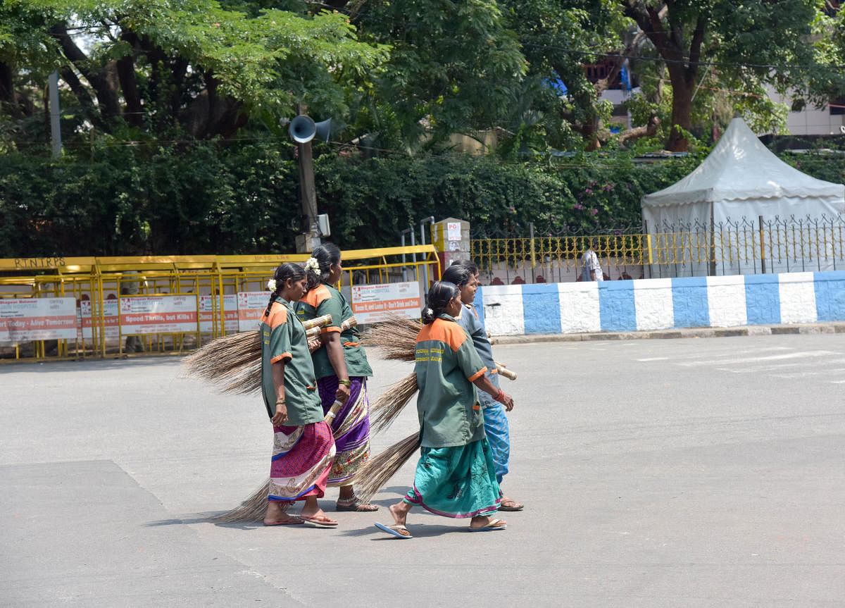 Little has changed for pregnant pourakarmikas since 2017 when the BBMP started paying their salaries directly. DH FILE PHOTO