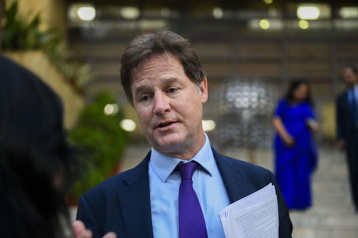 Facebook Vice-President Global Affairs and Communications Nick Clegg (PTI Photo)